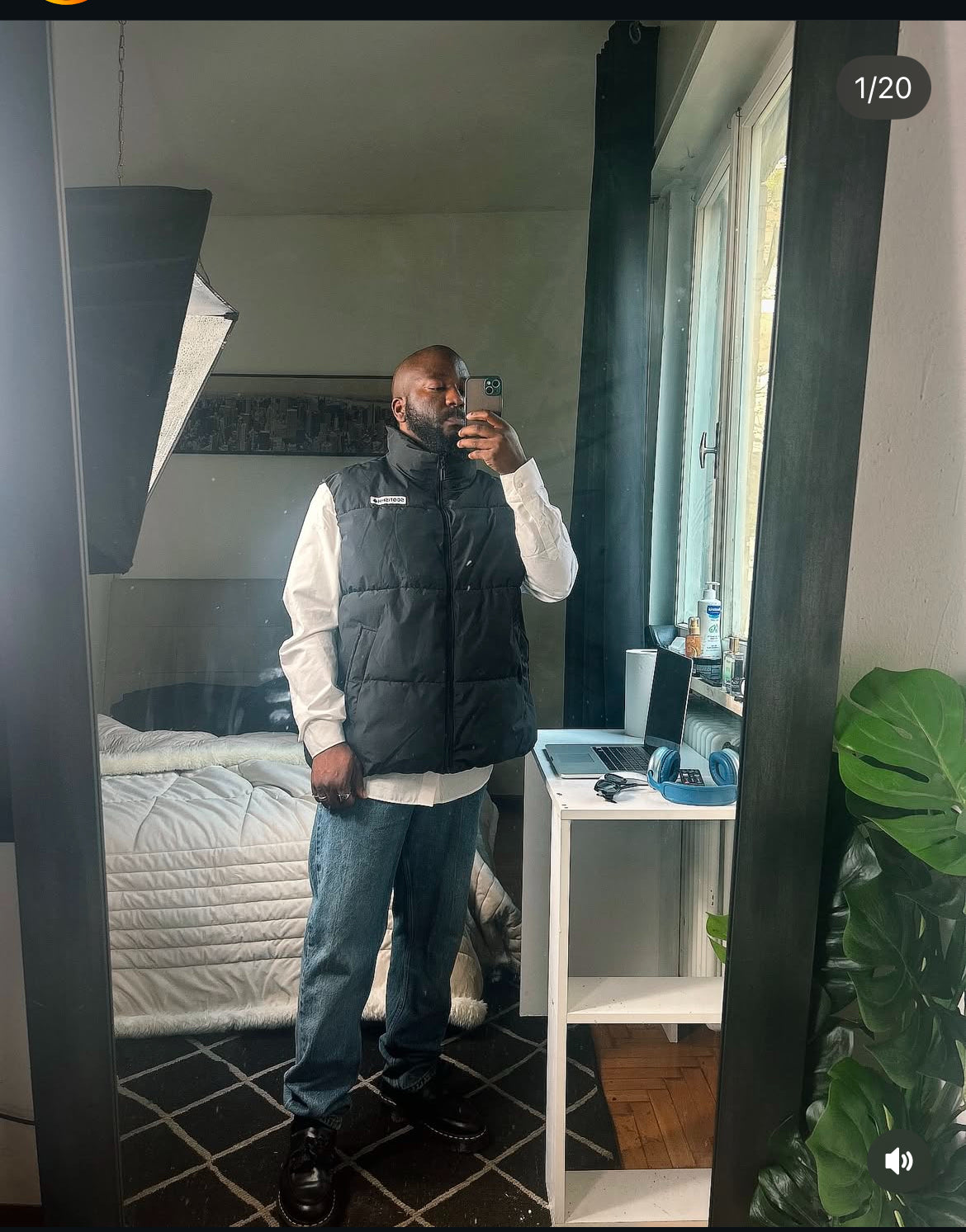 Luxury black Unisex Padded vest. 🎉FREE DELIVERY 🚚📦