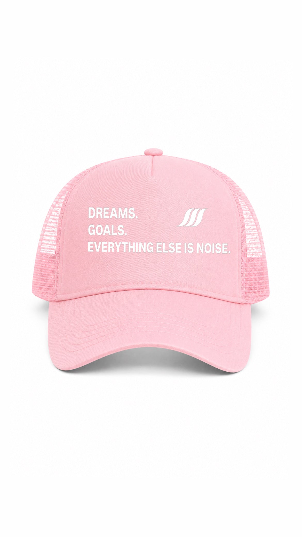 SCOTISHH™ Wave Trucker Cap – Dreams. Goals. Everything Else Is Noise.