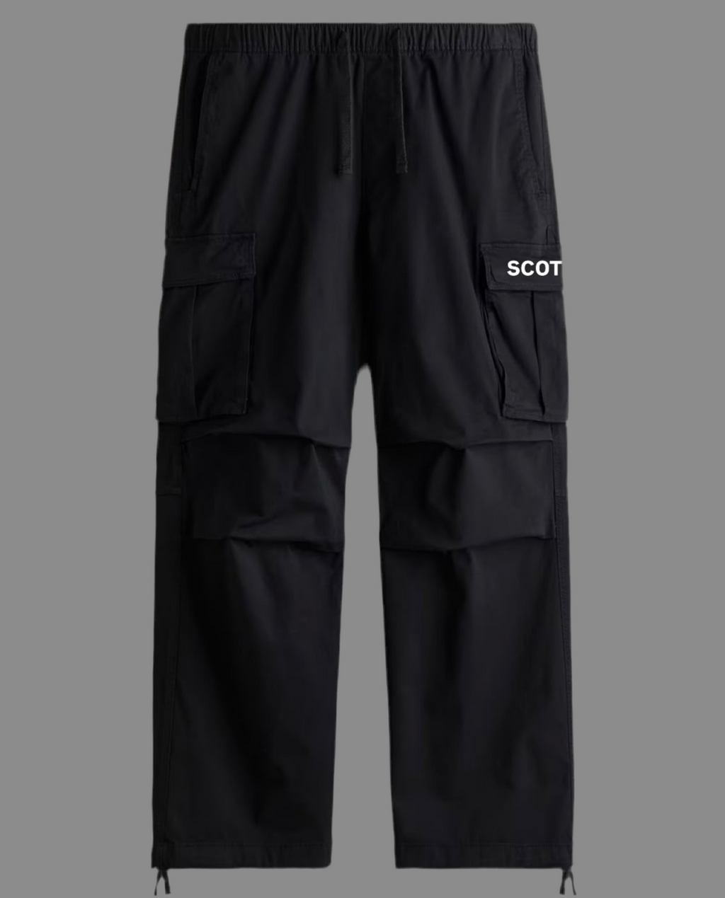 Luxury BLACK Cargo Pants. Vol,1. Free Delivery