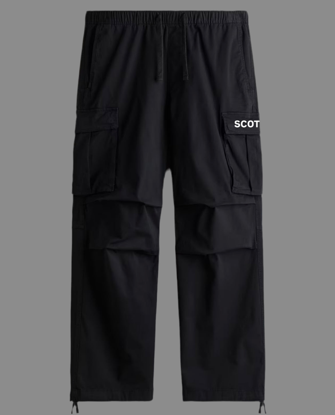 Luxury BLACK Cargo Pants. Vol,1. Free Delivery
