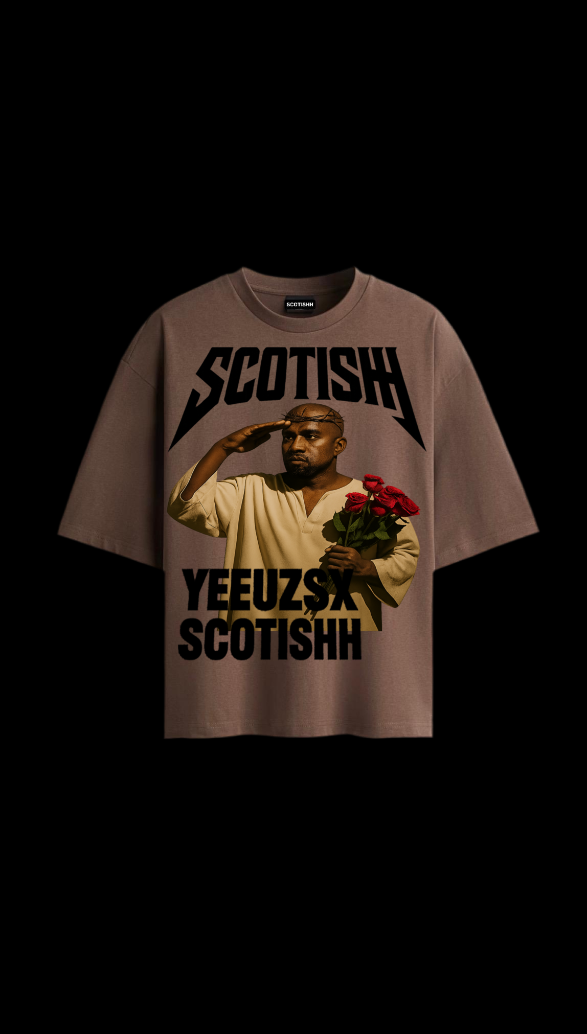 He Multiplied Tee – Inspired by Legends. 
 Color : Brown