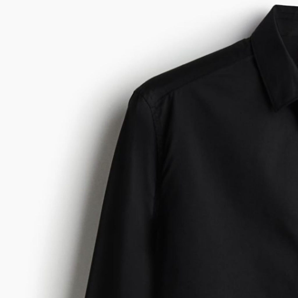 Luxury Unisex black long sleeve  fit Shirt. Vol. 1. Free Delivery 🚚 📦🎉