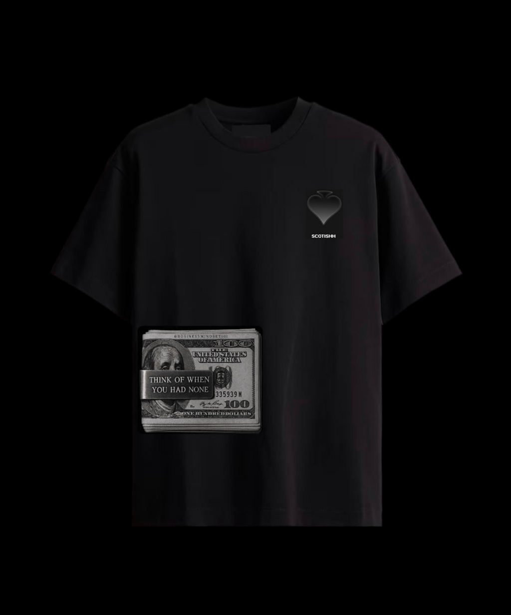 Unisex T shirt. Dream worth more than money . BLACK♠️ 🆓🚚 with italy adress free delivery 🇮🇹