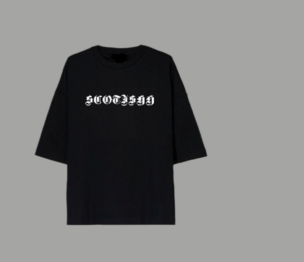 Scotishh♠️ UNISEX short sleeve T-shirt. BLACK♠️ 🆓🚚📦