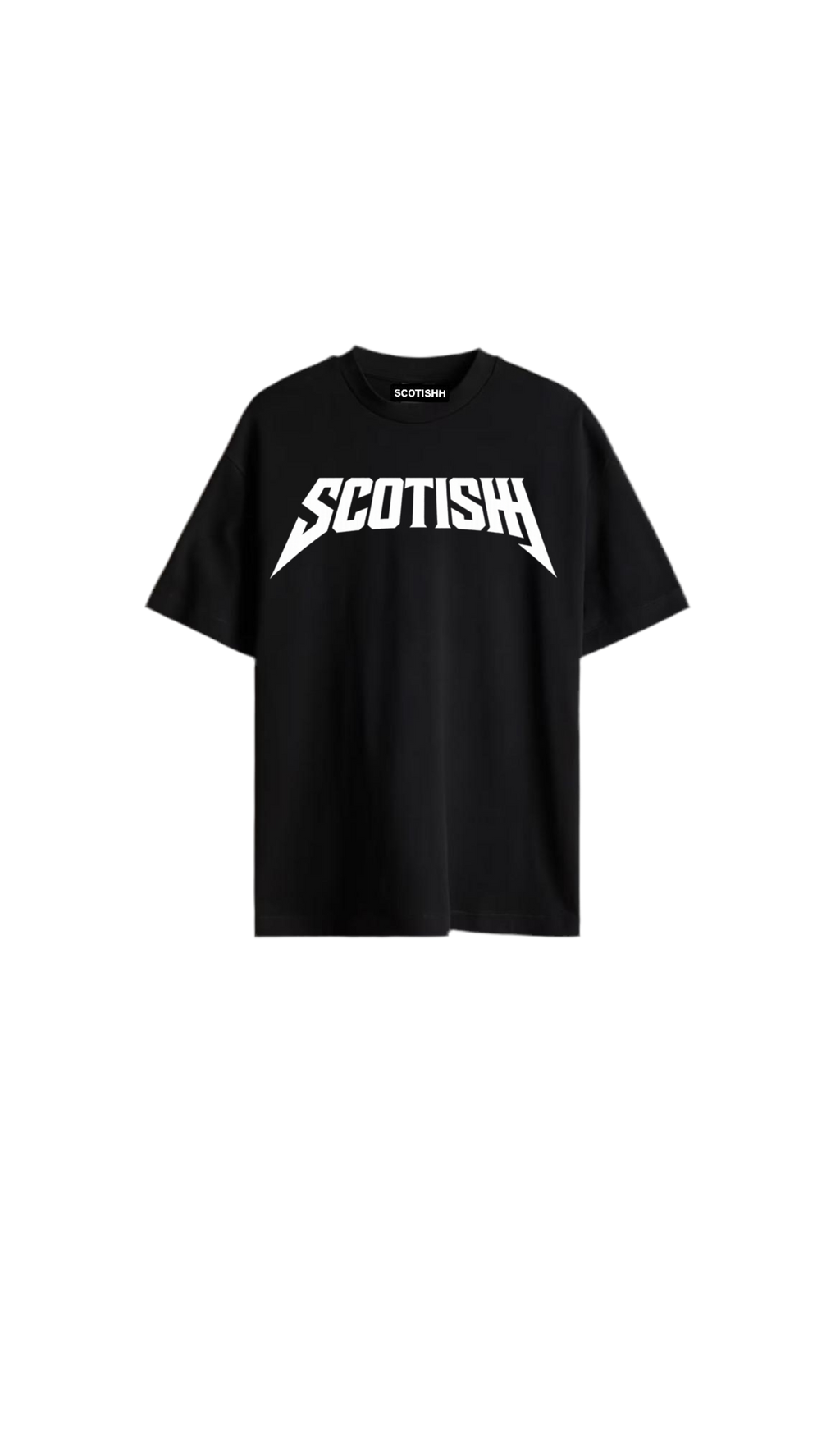 SCOTISHH “Can’t Rush Greatness” Front & Back m T-Shirt – Black AVAILABLE FREE DELIVERY