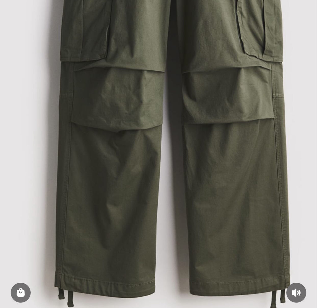 Luxury GREEN Cargo Pants. Vol,1. Free Delivery