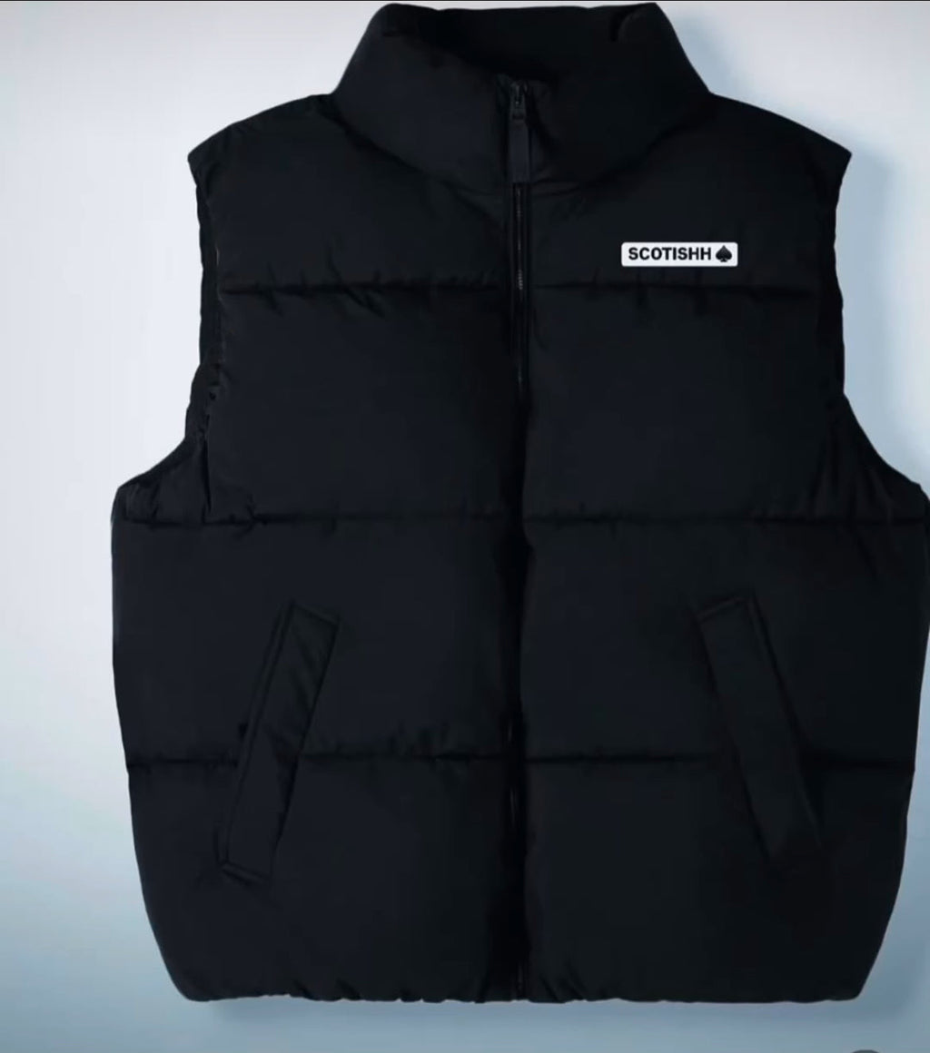 Luxury black Unisex Padded vest. 🎉FREE DELIVERY 🚚📦