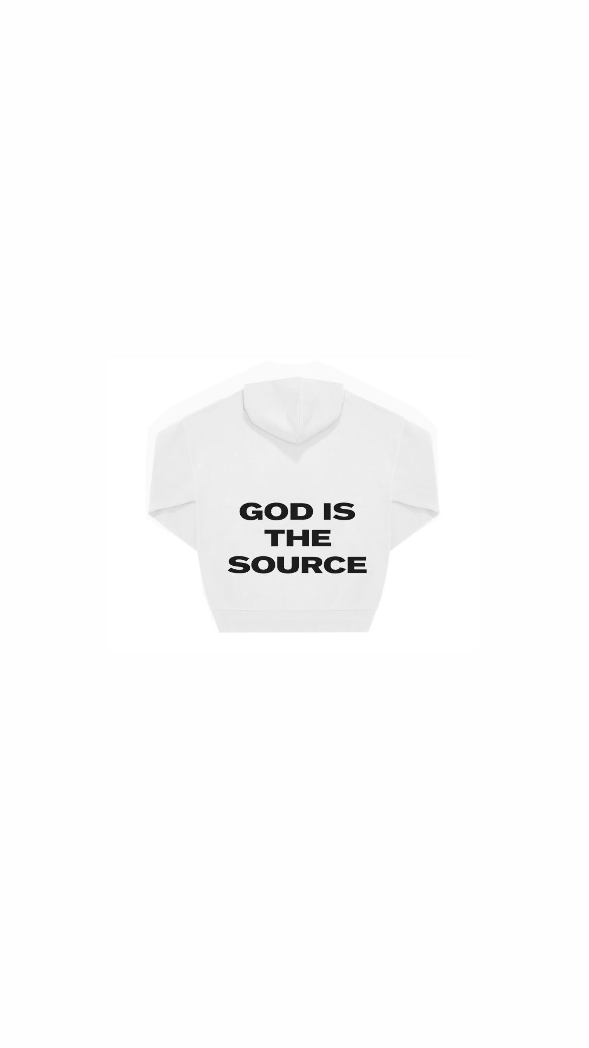 SCOTISHH™ “GOD IS THE SOURCE” Oversized Hoodie