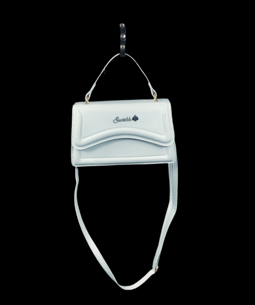 White Luxury Mini Cross Bag.  Women's Shoulder Bag. 🎉FREE DELIVERY 🚚 📦