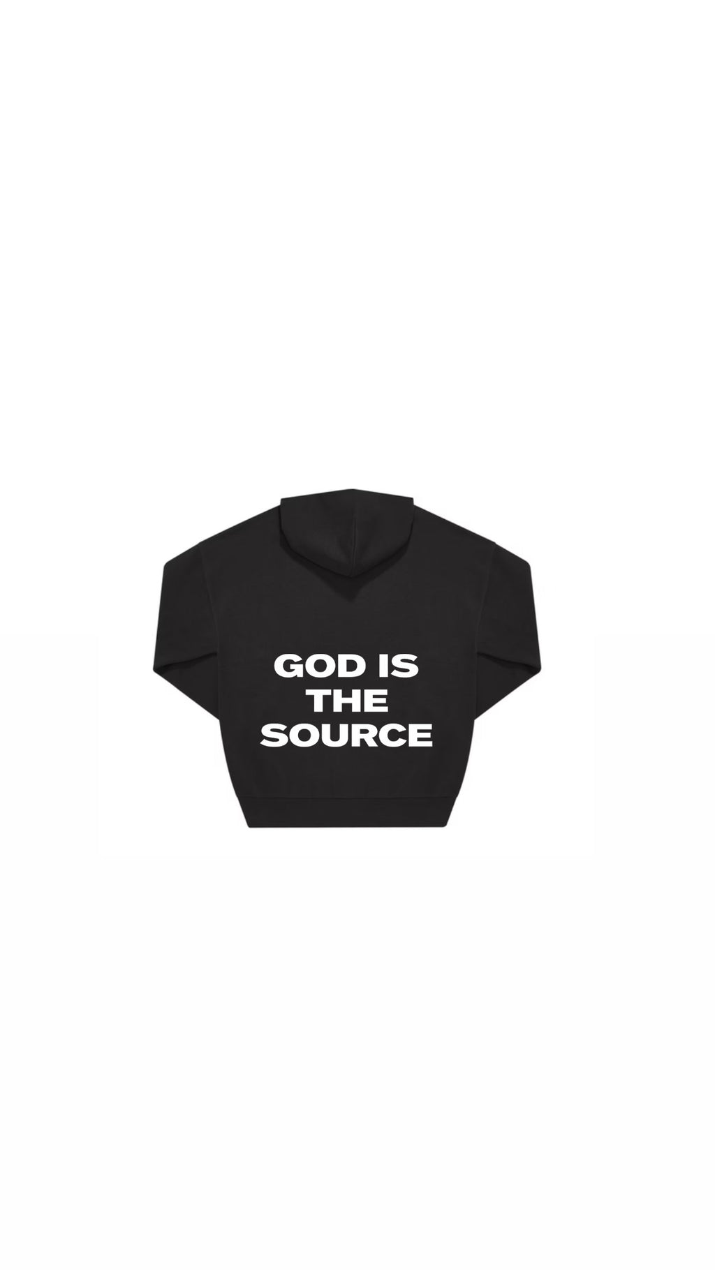 SCOTISHH™ “GOD IS THE SOURCE” Oversized Hoodie