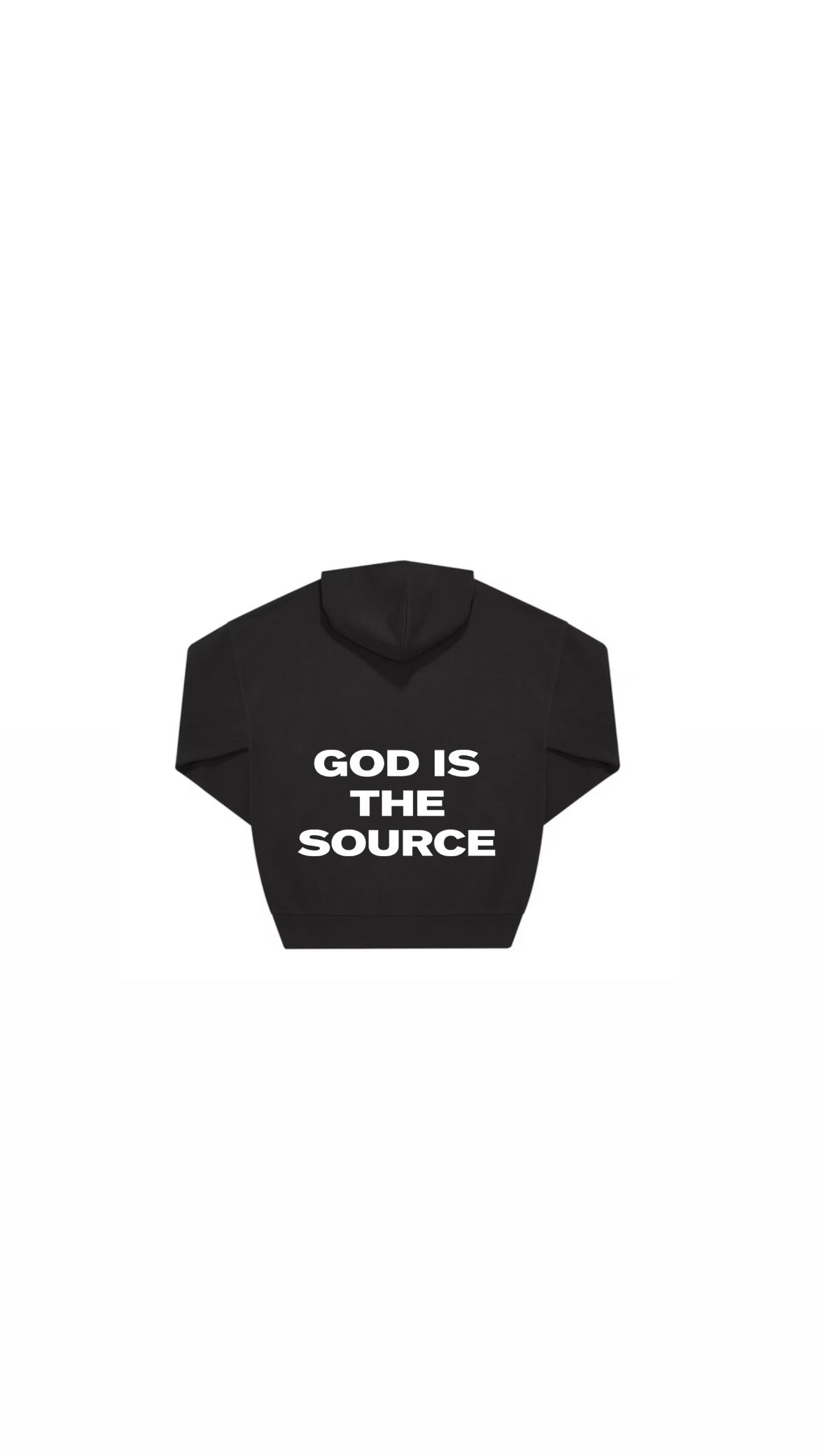 SCOTISHH™ “GOD IS THE SOURCE” Oversized Hoodie