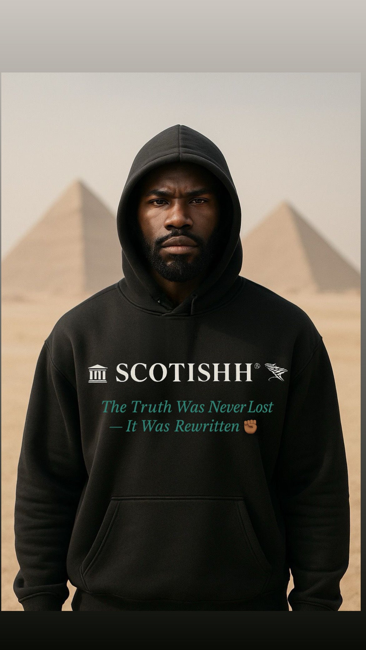 SCOTISHH® “The Real African Jesus” Hoodie — Cultural Drop 2025