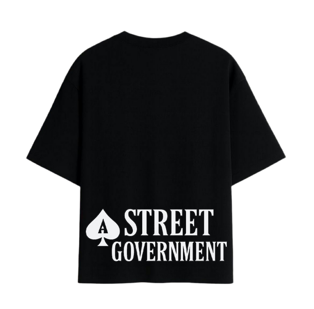 SCOTISHH® VICENZA ICON ♠ Street Government Tee – Black