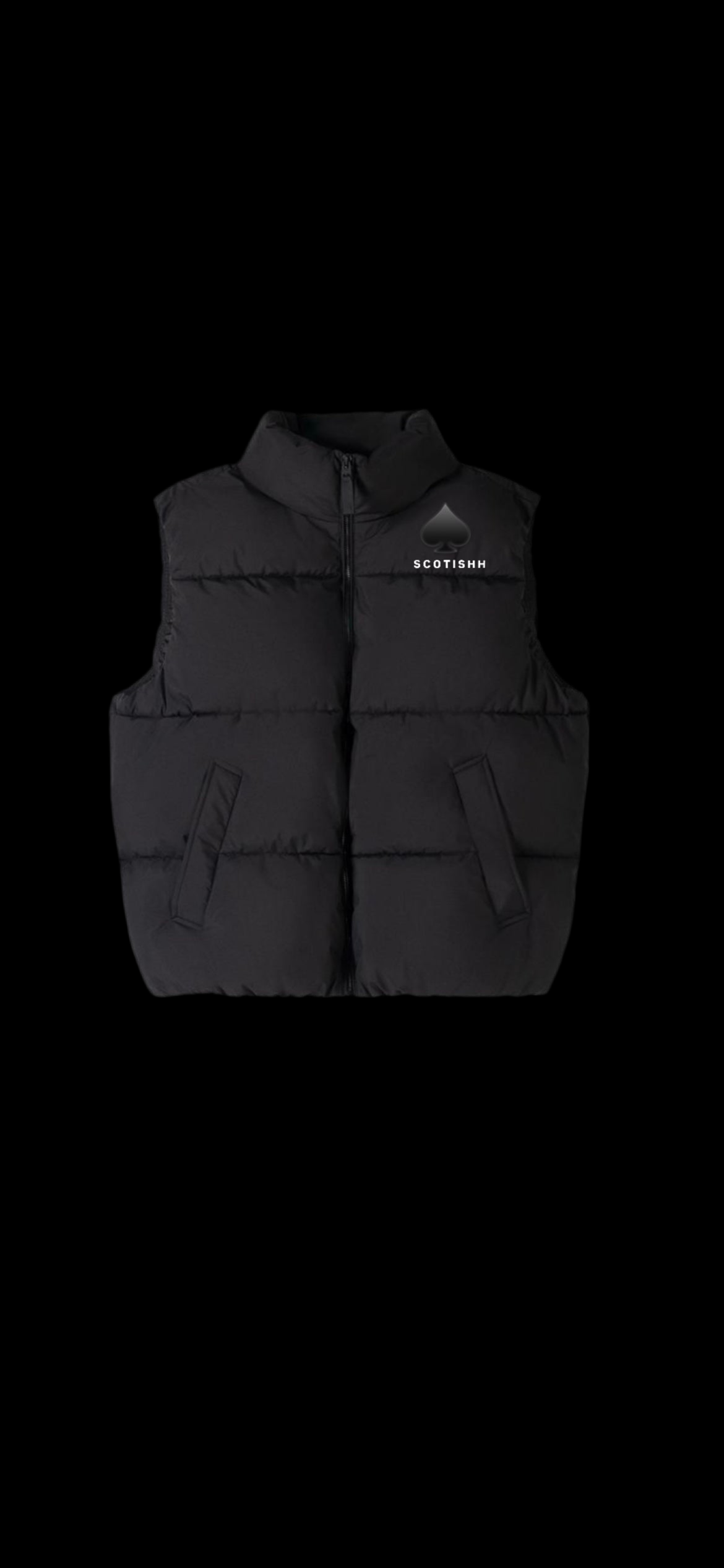 Vol 2. Luxury black Unisex Padded vest. Vol 2 🎉FREE DELIVERY 🚚📦