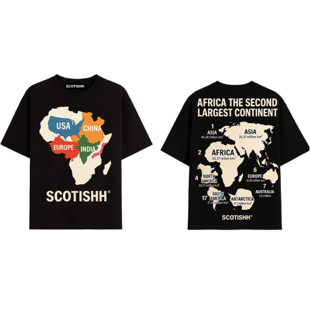 Africa True Size Oversized Tee – SCOTISHH®