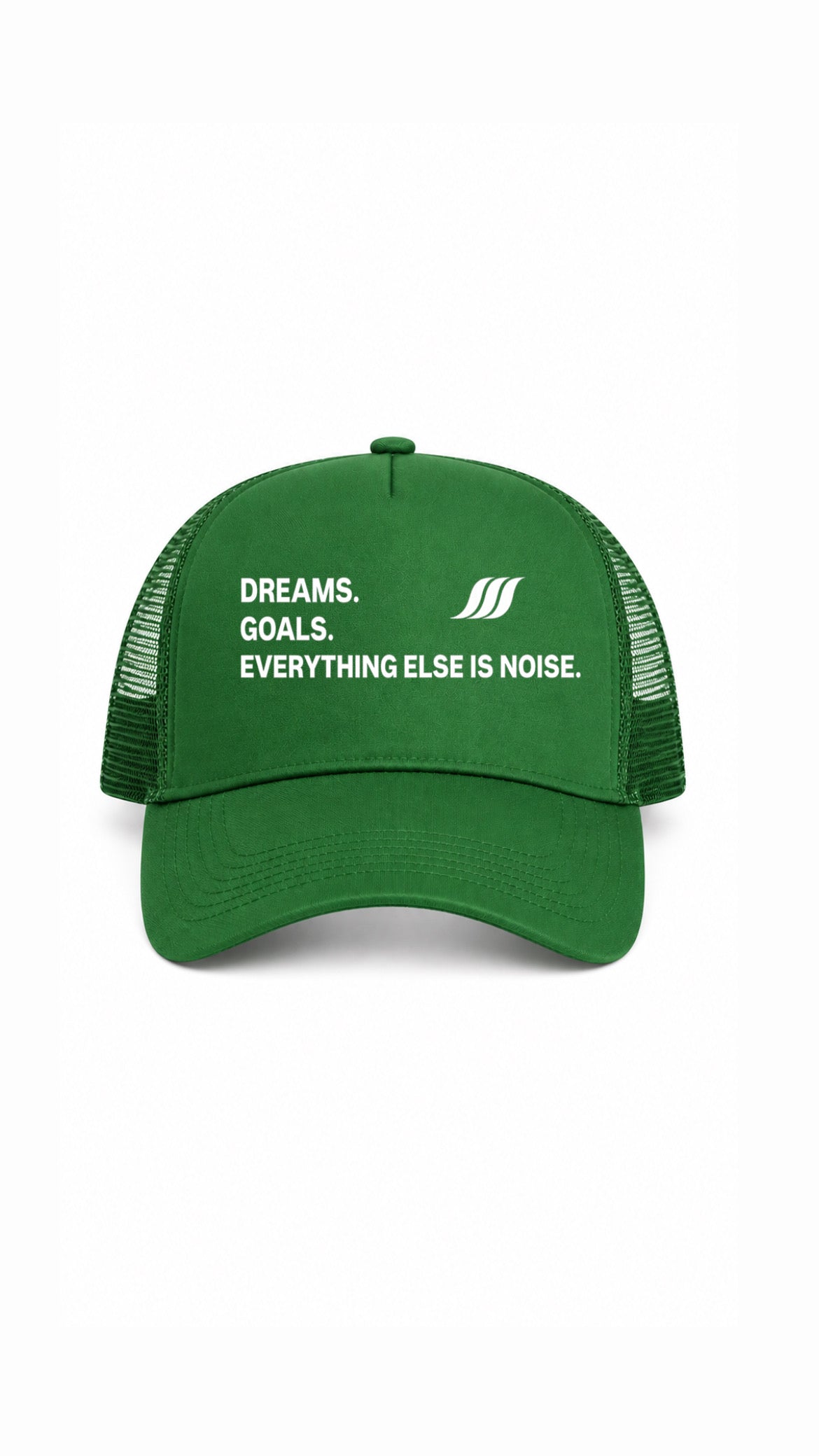 SCOTISHH™ Wave Trucker Cap – Dreams. Goals. Everything Else Is Noise.