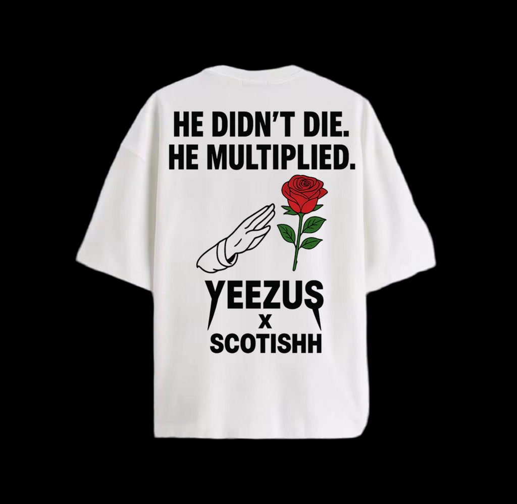 He Multiplied Tee – Inspired by Legends . Color : WHITE