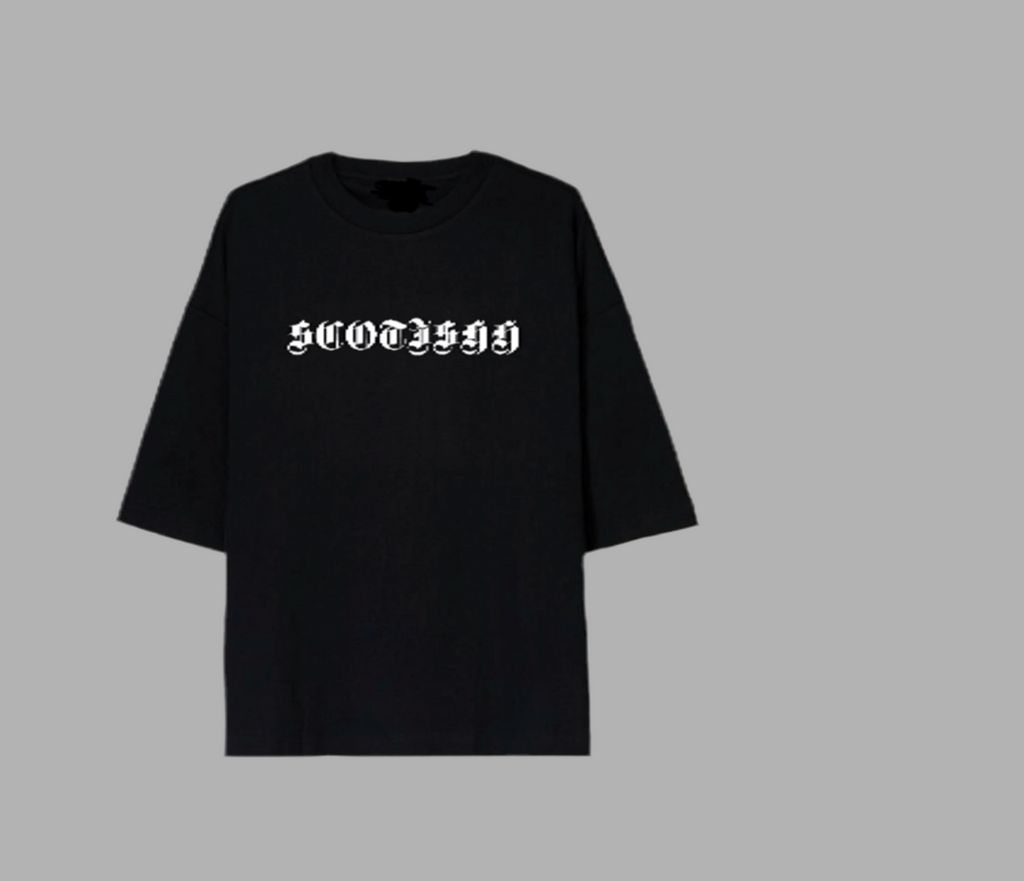Scotishh♠️ UNISEX short sleeve T-shirt. BLACK♠️ 🆓🚚📦