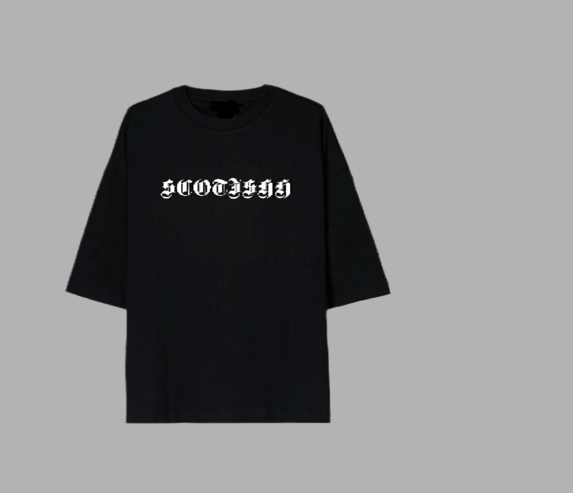 Scotishh♠️ UNISEX short sleeve T-shirt. BLACK♠️ 🆓🚚📦