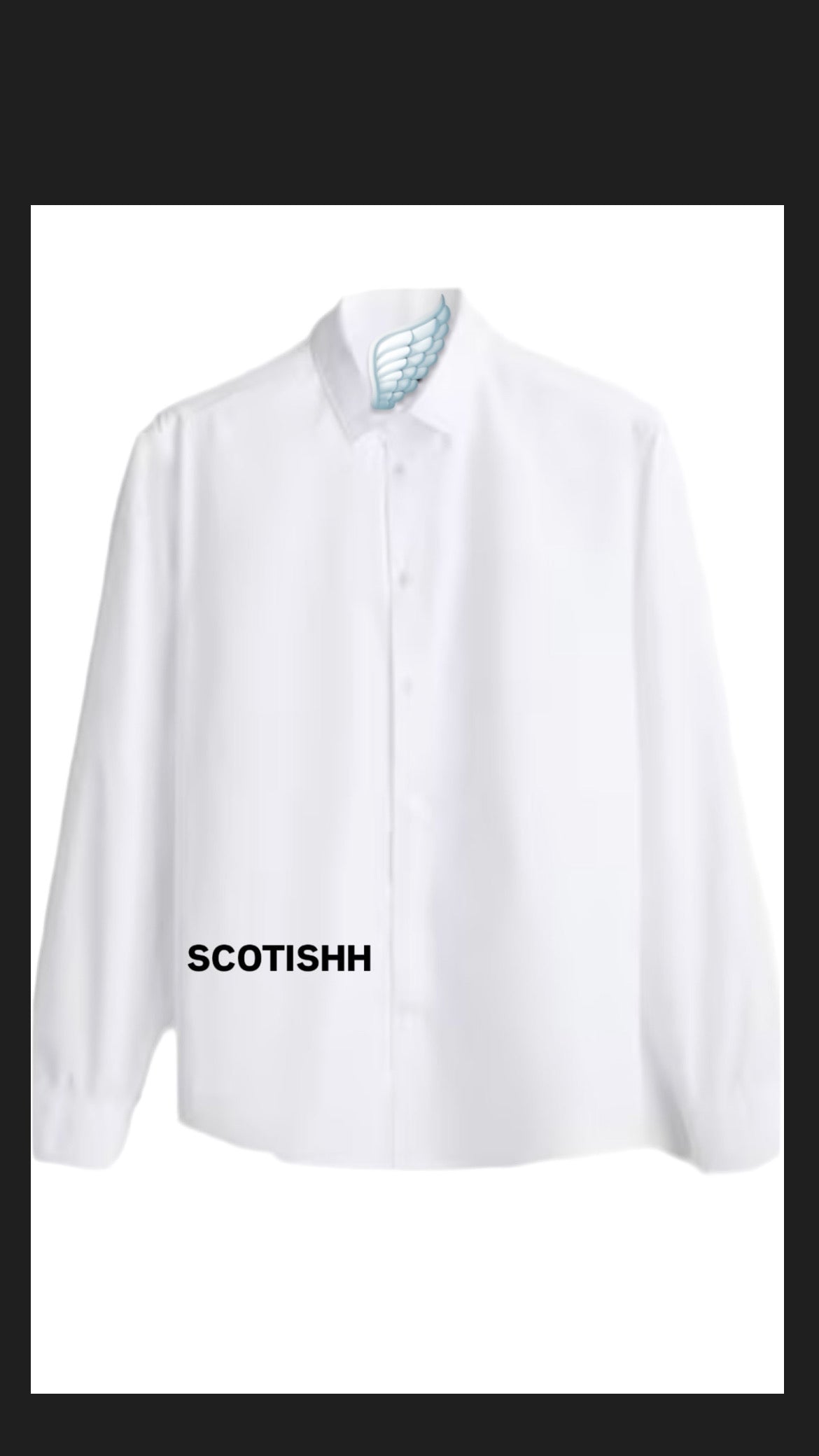 Luxury Unisex WHITE long sleeve fit Shirt. Vol. 1. Free Delivery 🚚 📦🎉