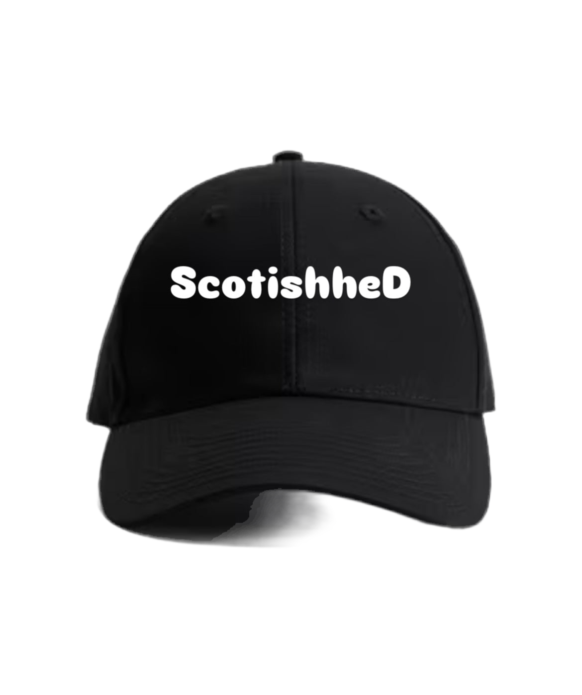 Scotishhed UNISEX Face Cap 🧢 . BLACK 🆓🚚📦