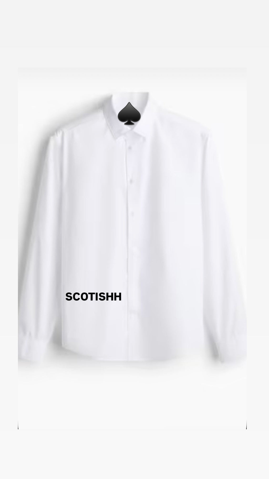 Luxury Unisex WHITE long sleeve fit Shirt. Vol. 1. Free Delivery 🚚 📦🎉