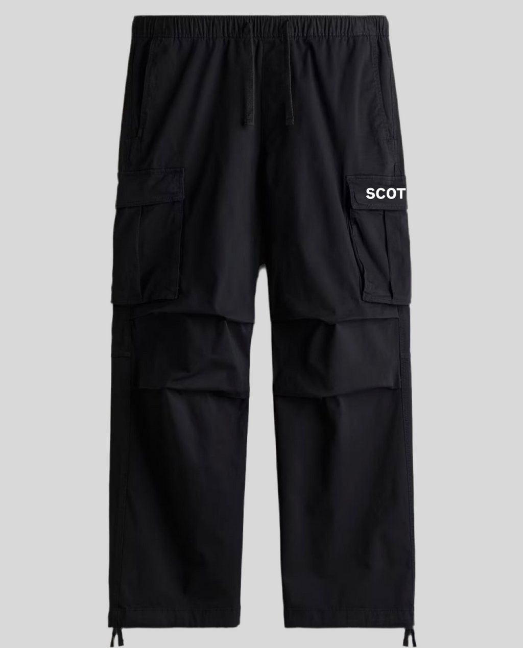 Luxury BLACK Cargo Pants. Vol,1. Free Delivery