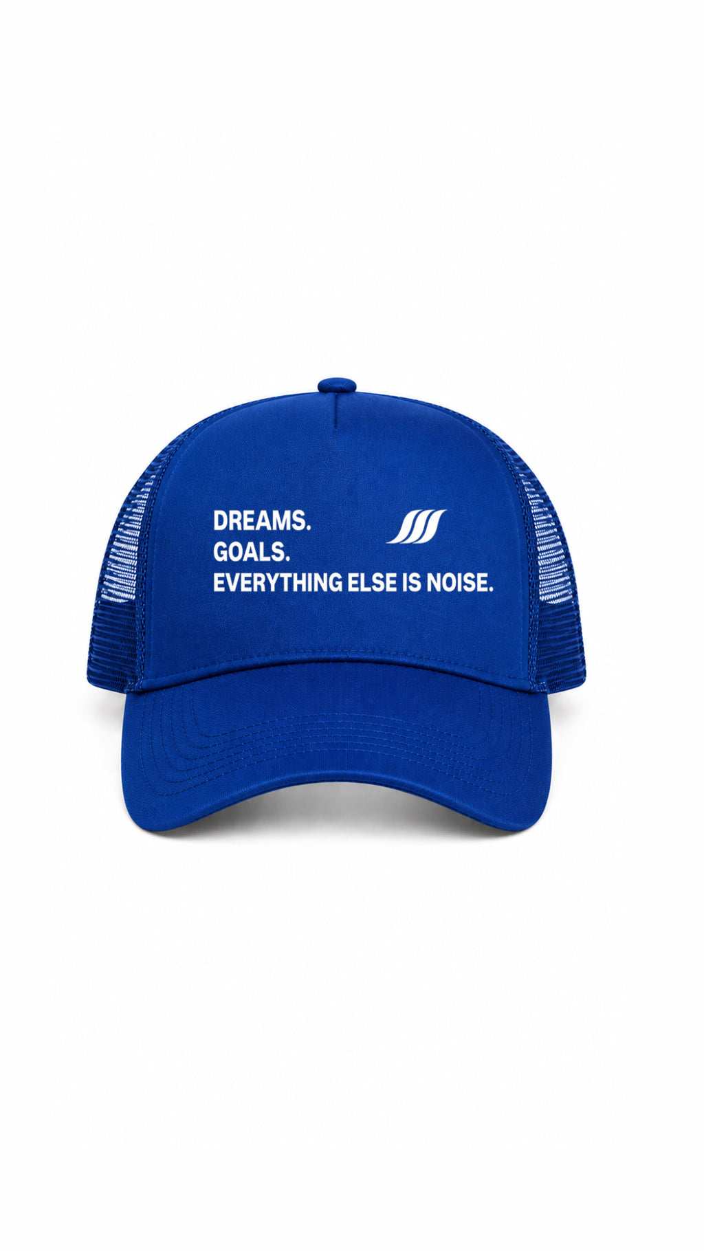 SCOTISHH™ Wave Trucker Cap – Dreams. Goals. Everything Else Is Noise.