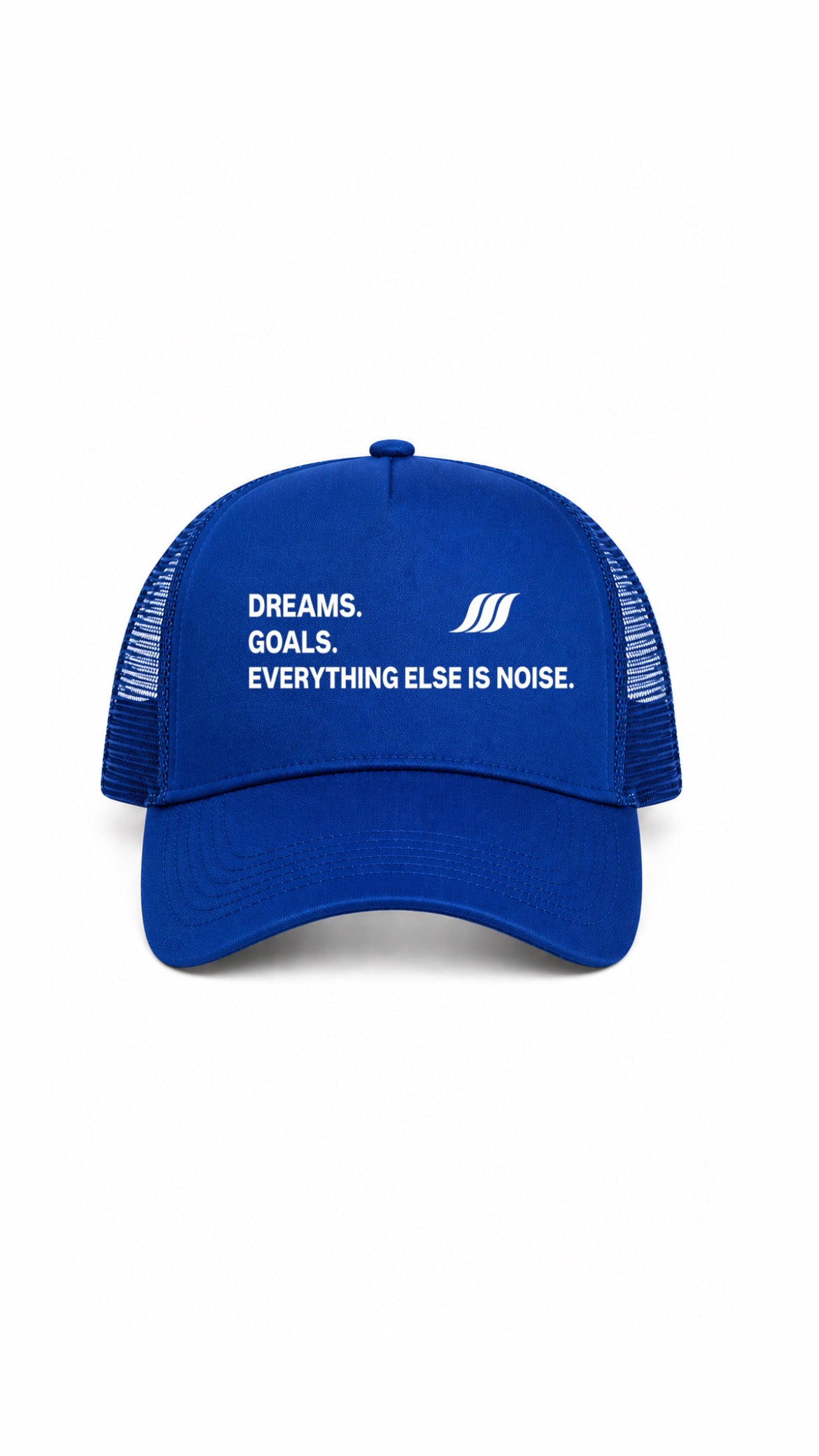 SCOTISHH™ Wave Trucker Cap – Dreams. Goals. Everything Else Is Noise.