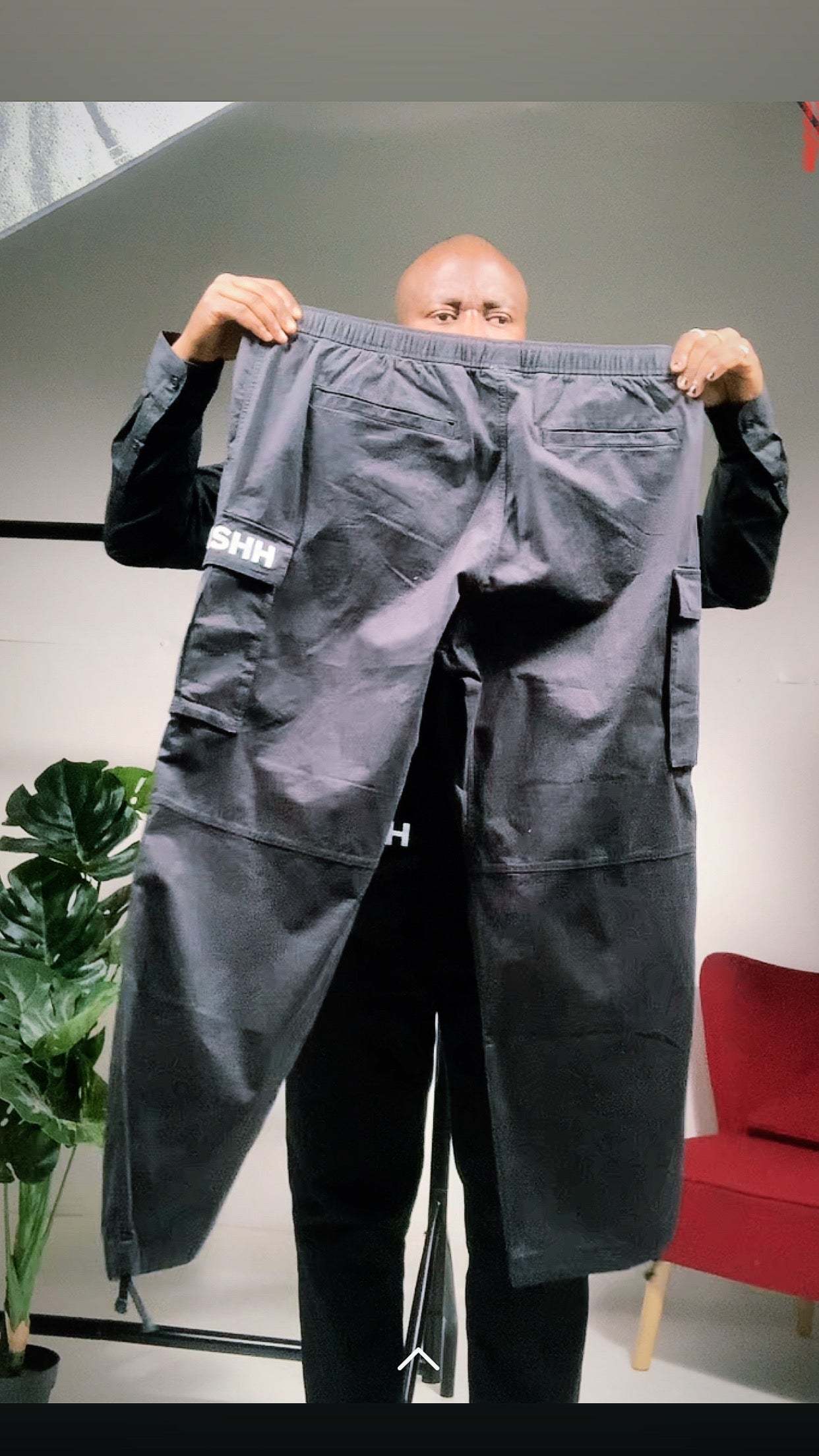 Luxury Gray Cargo Pants. Vol,1. Free Delivery