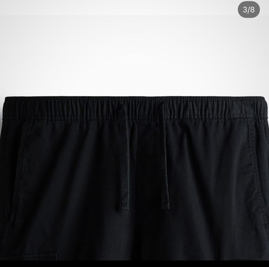 Luxury BLACK Cargo Pants. Vol,1. Free Delivery