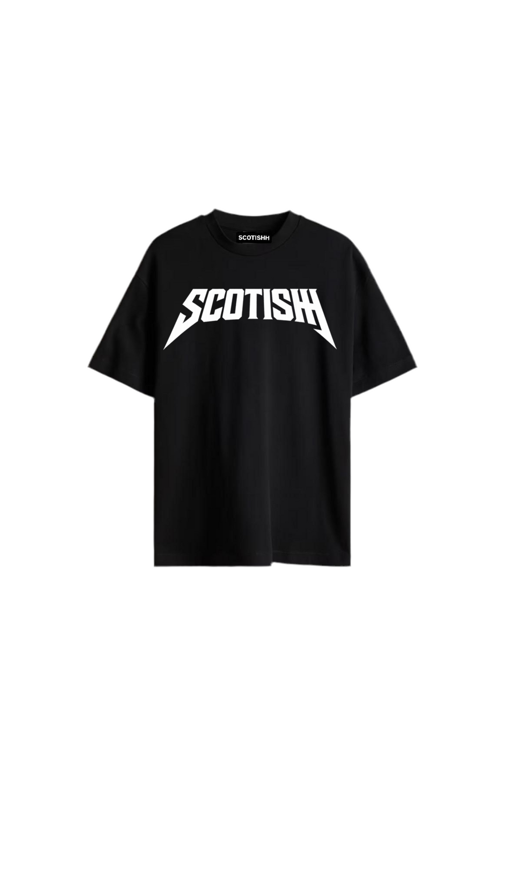SCOTISHH “Can’t Rush Greatness” Front & Back m T-Shirt – Black AVAILABLE FREE DELIVERY
