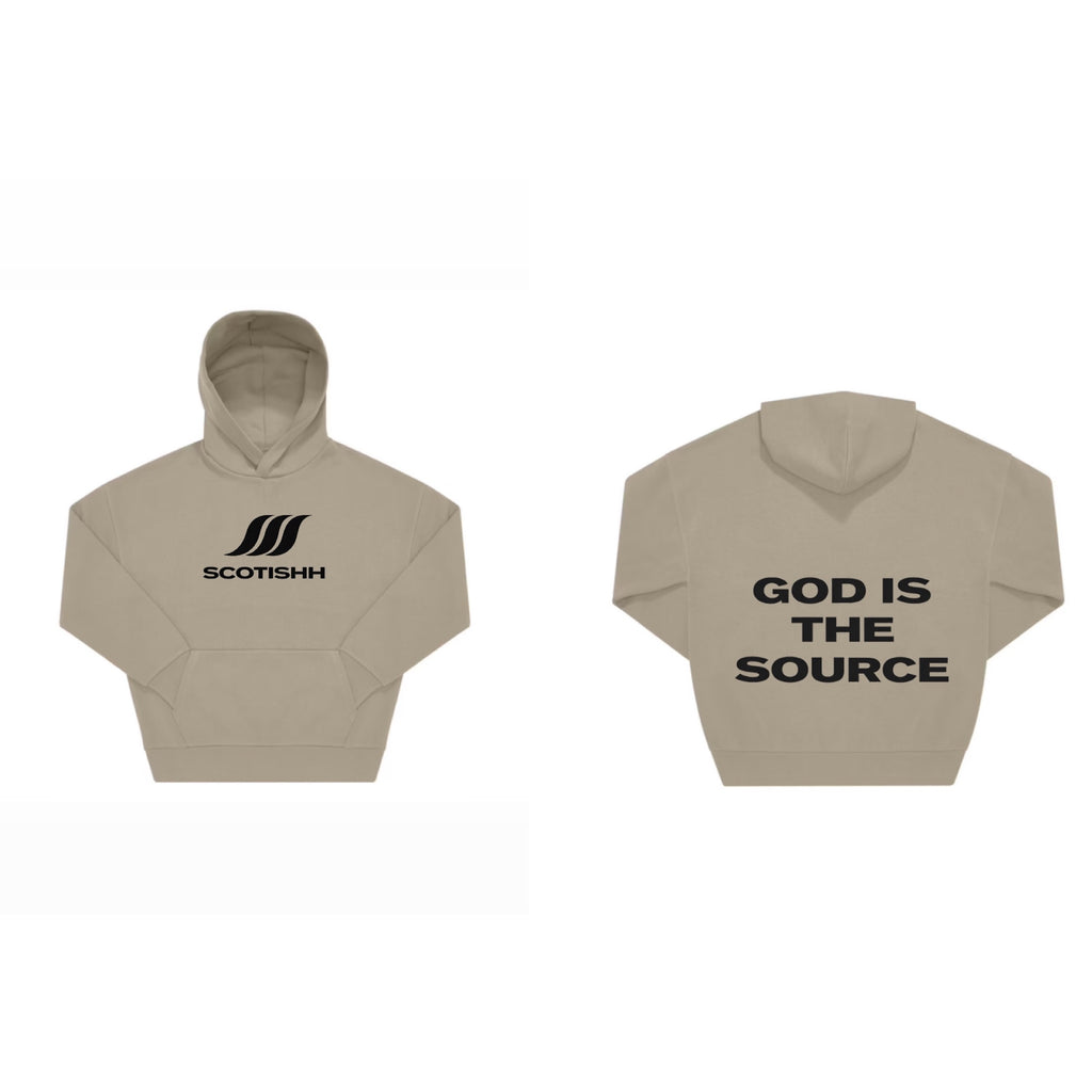 SCOTISHH™ “GOD IS THE SOURCE” Oversized Hoodie
