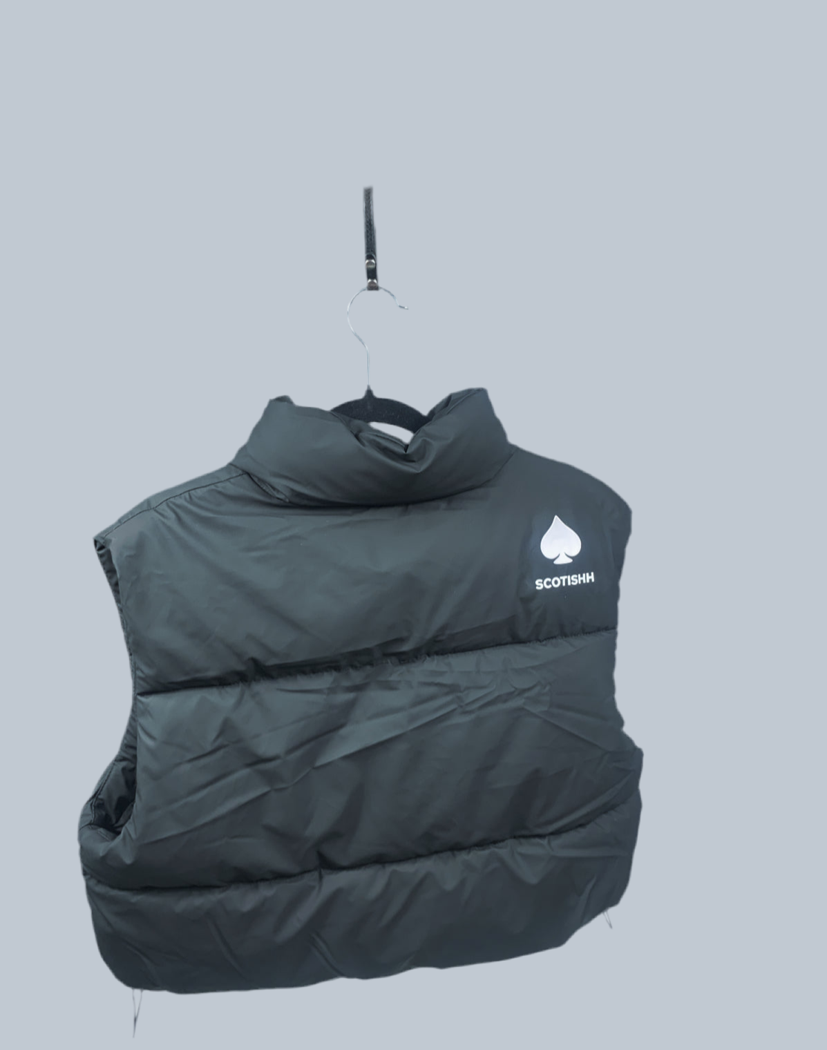 Women's Luxury Black cropped sleeveless vest. Available in one size M. 🎉free delivery🚚📦