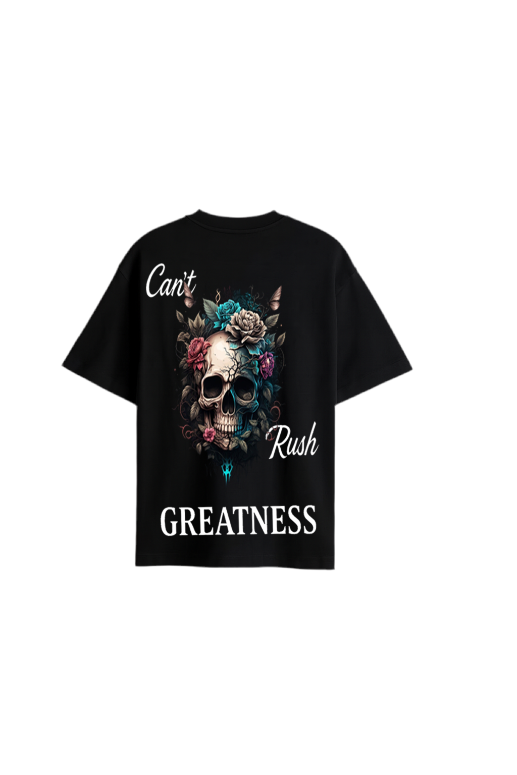SCOTISHH “Can’t Rush Greatness” Front & Back m T-Shirt – Black AVAILABLE FREE DELIVERY