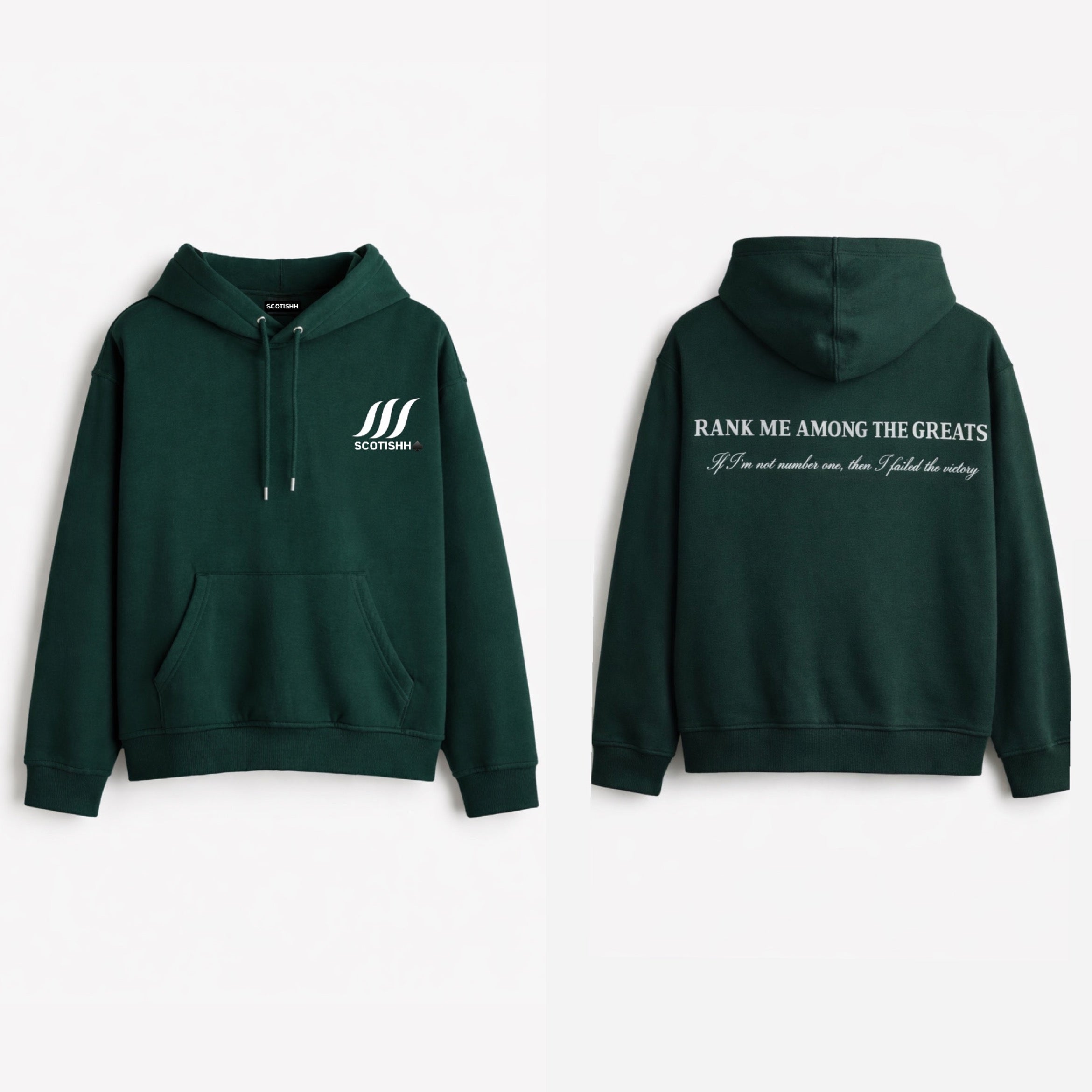 SCOTISHH® “Among the Greats” Signature Hoodie

Clean. Timeless. Scalable.