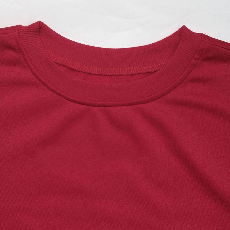 Elegant Red Sweater with Ribbon Sleeves – One Size Oversized Fit