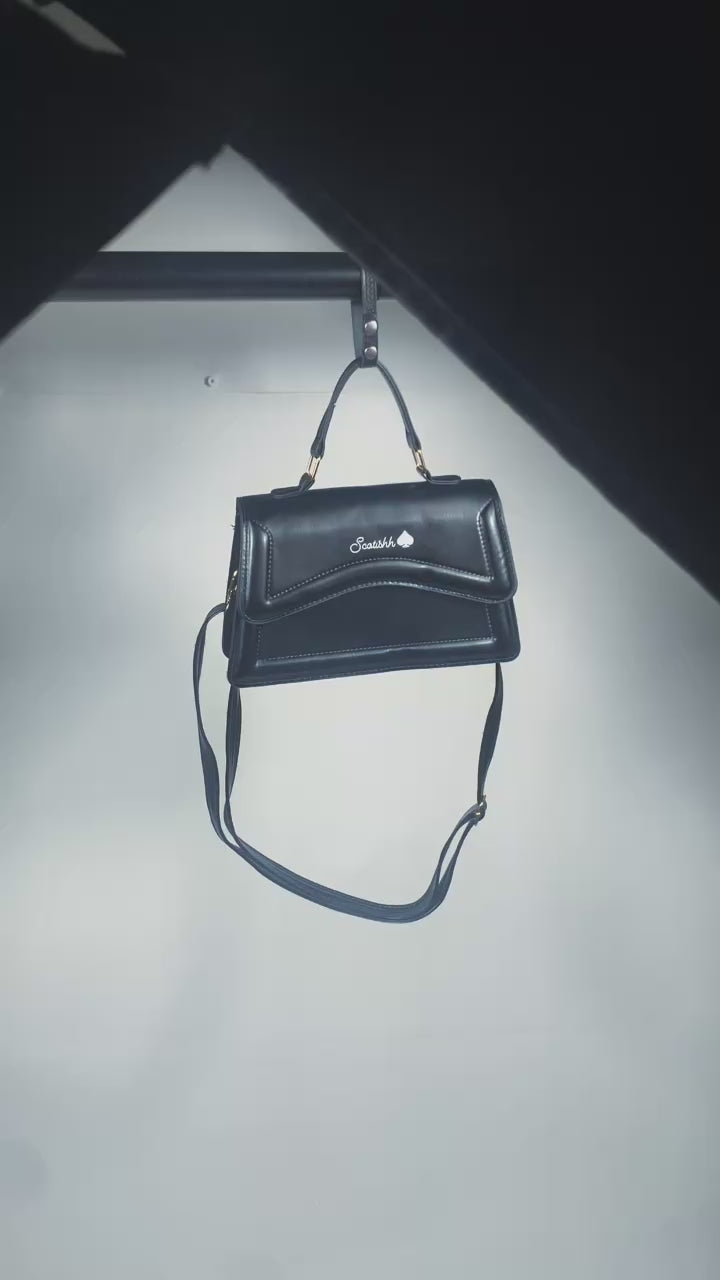 BLACK Luxury Mini Cross Bag.  Women's Shoulder Bag. 🎉FREE DELIVERY 🚚 📦